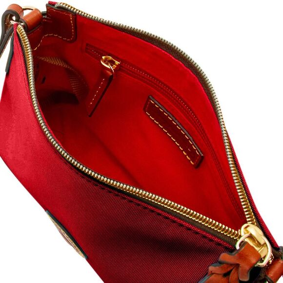 Dooney & Bourke Nylon Crossbody Pouchette Shoulder Bag - Red - Picture 3 of 4